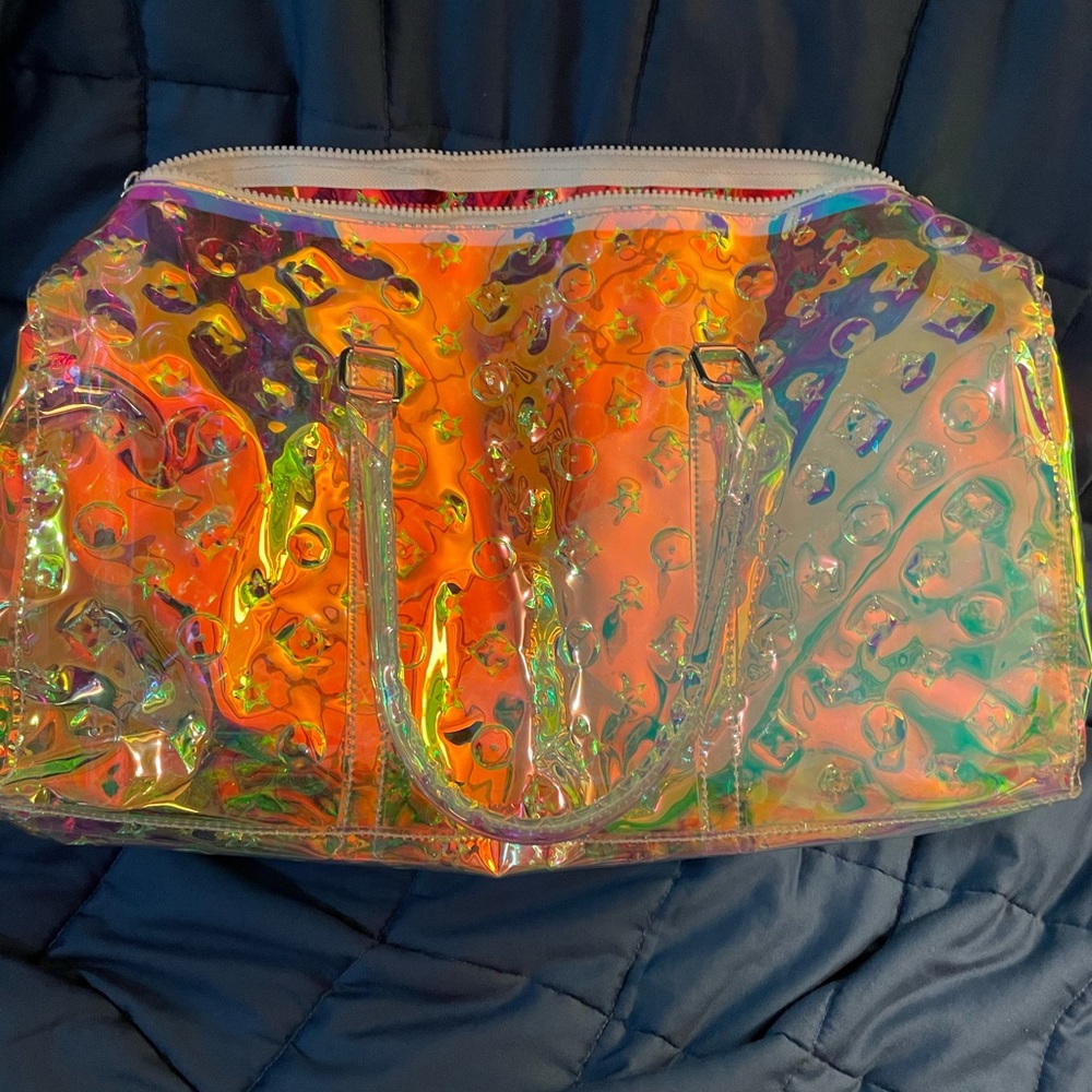 Holographic Boston Duffel Bag
